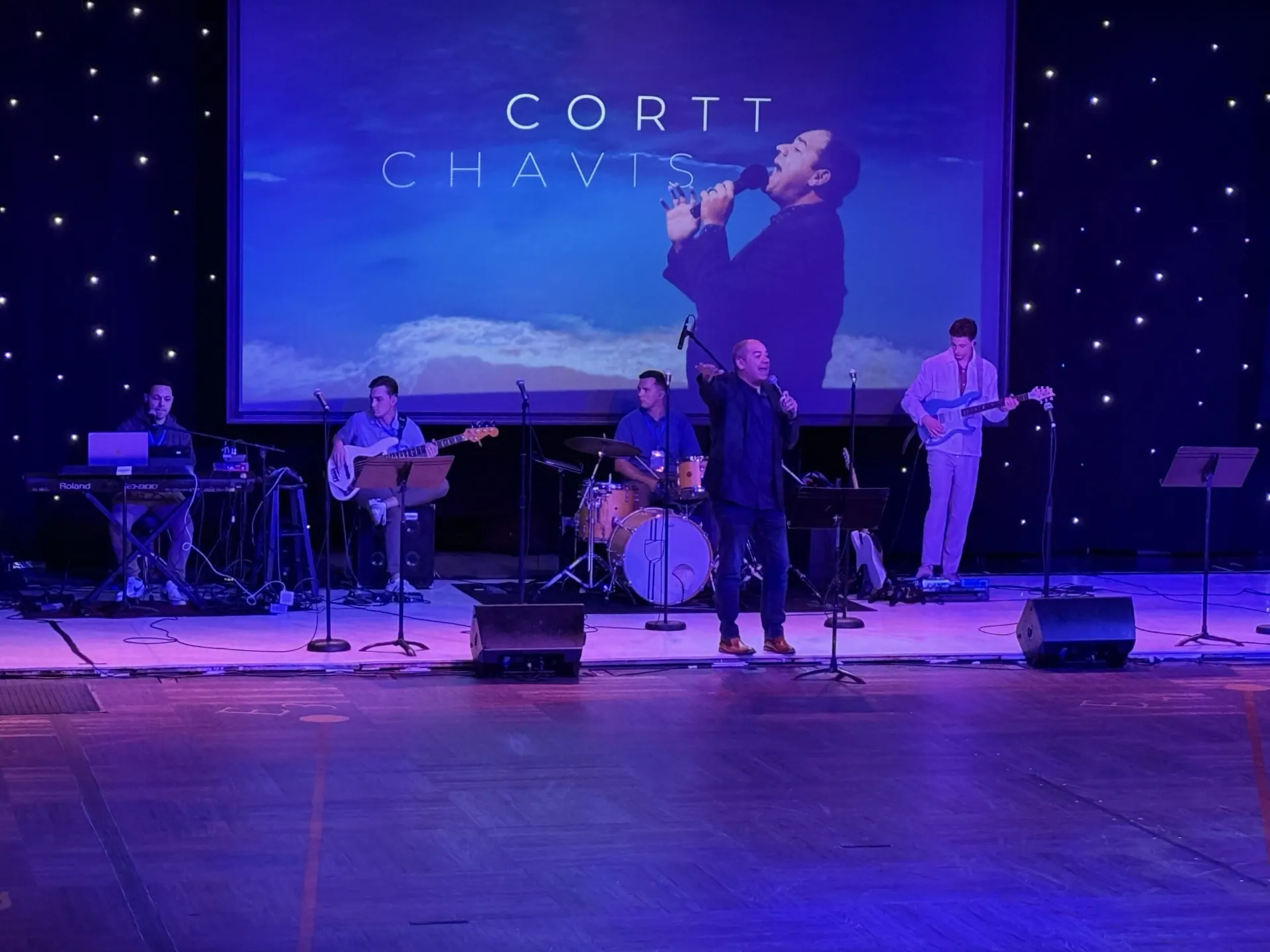 Gospel concert on the theater stage