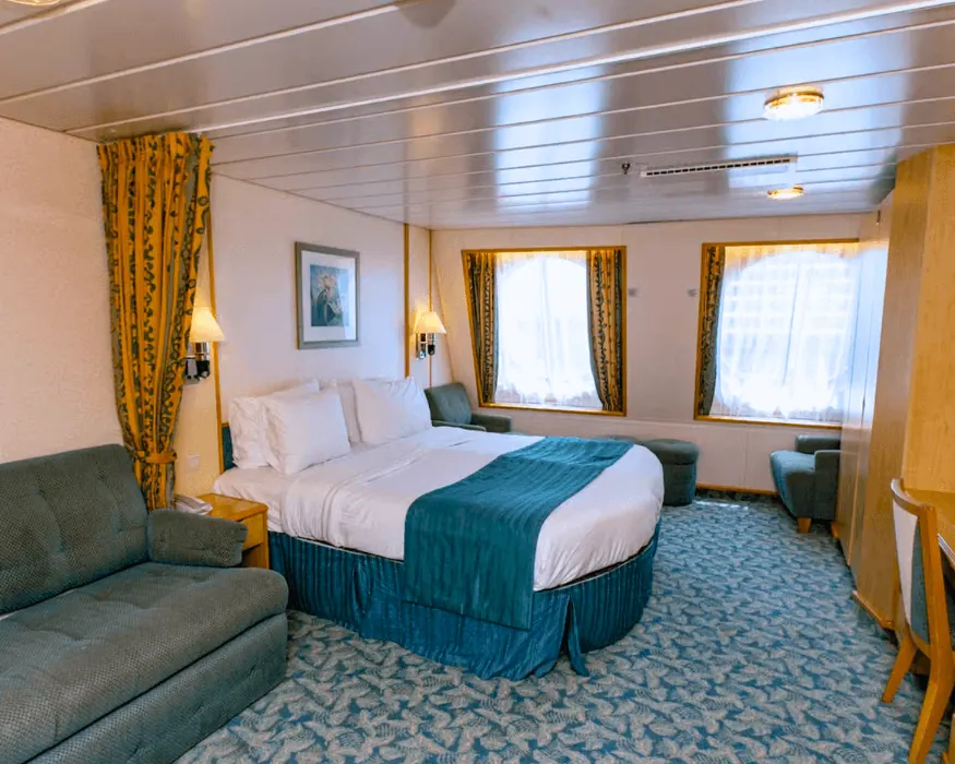 Ultra spacious Ocean View stateroom